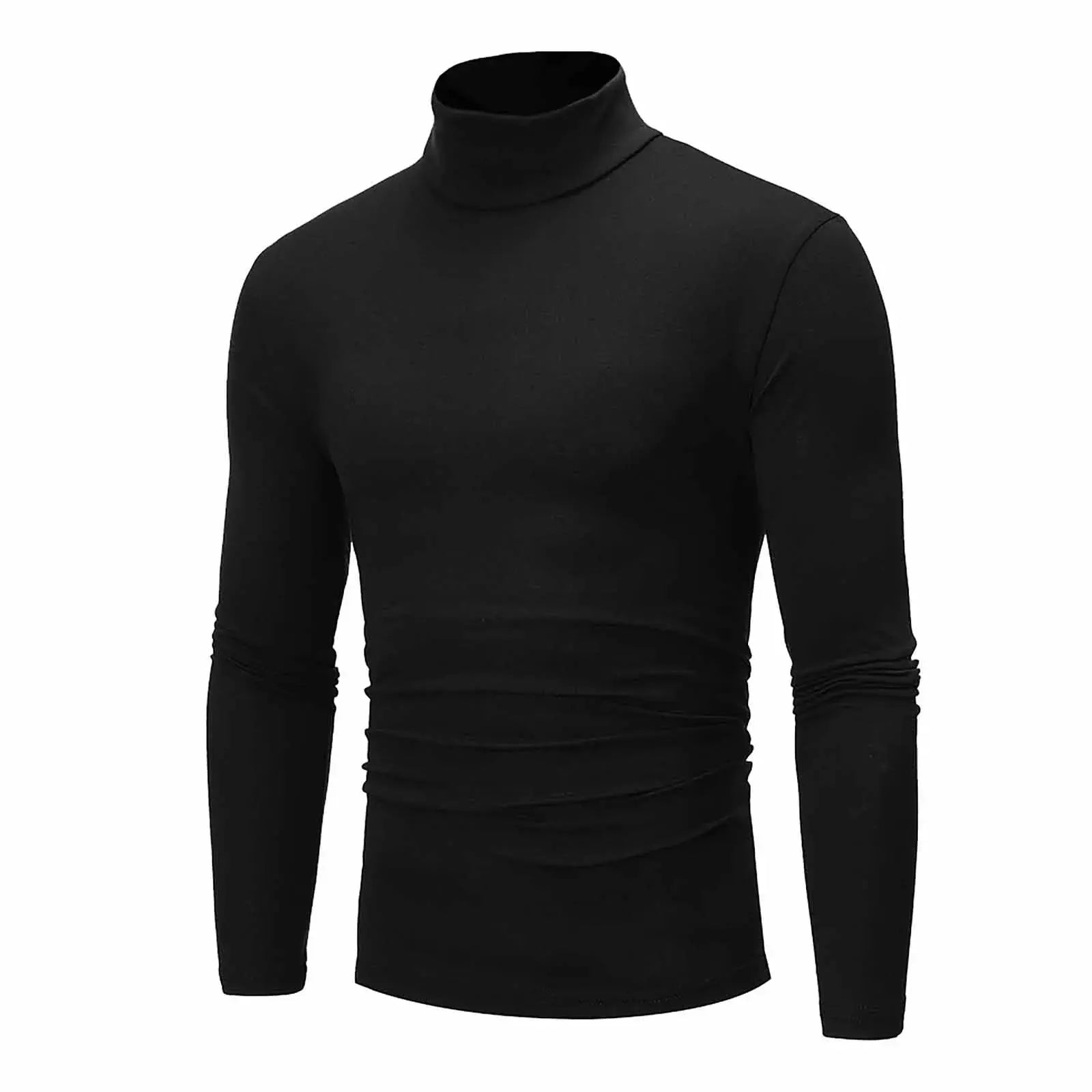 New Men's handsome half turtleneck bottom shirt,  gentle and comfortable, suitable for autumn, winter, senior undershirt WardBoyzPROShop