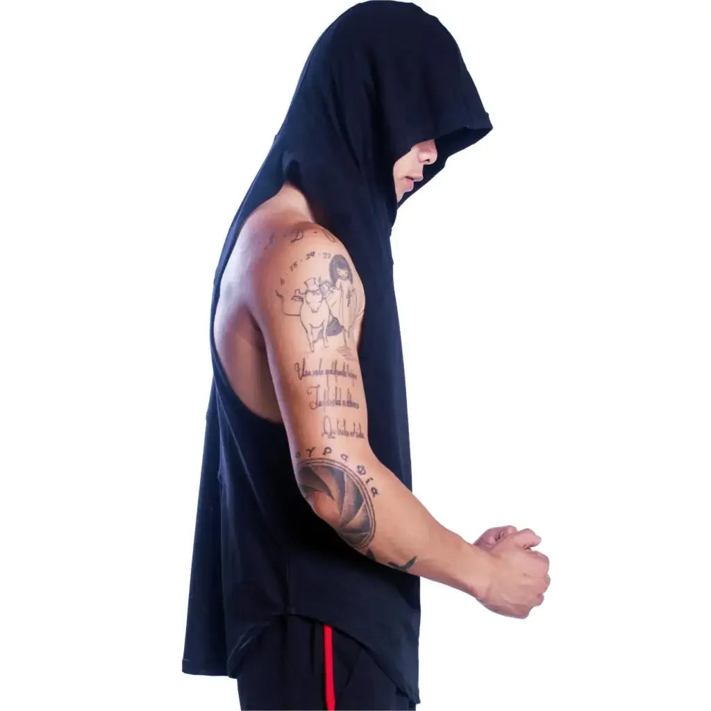 DIY Logo Bodybuilding Stringer Tank Top hooded Men Gym Clothing Fitness Mens Sleeveless Vests Cotton Singlets Muscle Tanktops WardBoyzPROShop