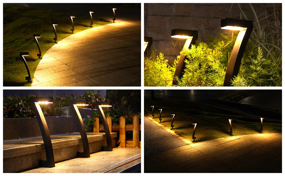 6Pack Bright Solar Outdoor Lights Pathway, 12 Hrs Solar Garden Lights, Auto On/Off for Outside Landscape Path Yard Walkway WardBoyzPROShop