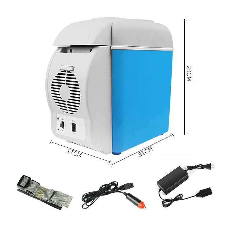 7.5L Car Fridge Cooling Warming Refrigerators Freezer Cooler Travel Warmer Mini Portable Auto Refrigerator For Outdoor Travel