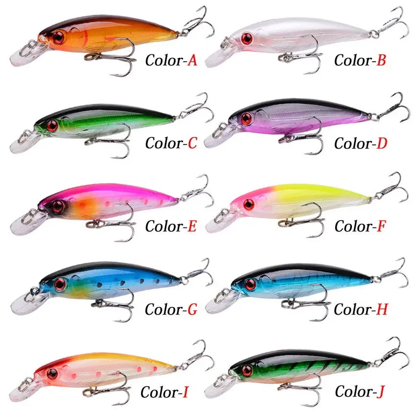 1PCS Laser Minnow Fishing Lures