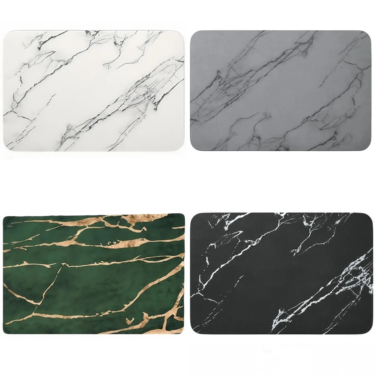 1 Pcs Bathroom Rugs Bath Diatomite Stone PU Floor Mat Non Slip Quick Dry Pad 60x40CM Shower Toilet Rug Doormat Washable