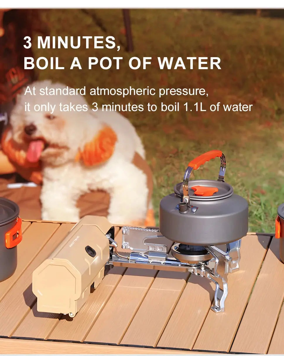 Camping Gas Stove 2670W Portable Folding Cassette Gas Burner Outdoor Picnic Travel Cooking Grill Cooker Heating System WardBoyzPROShop