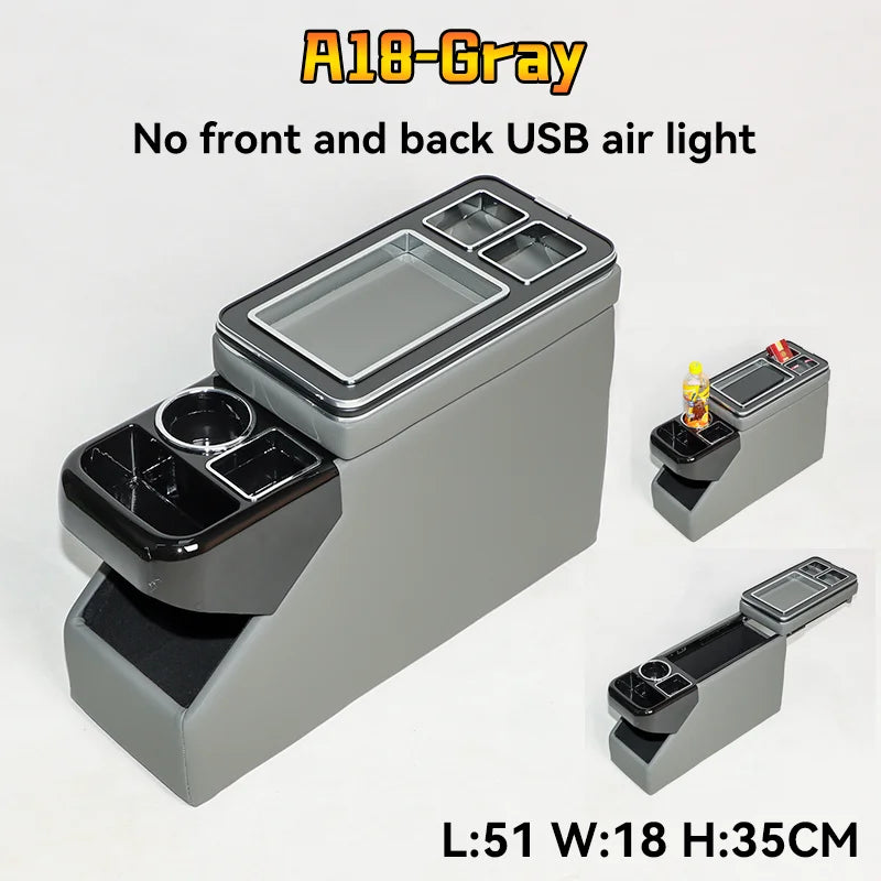For Ford Tourneo Custom Row Front Railing Box Set General Business Armrest Central Store Business Car Mobile Charge Usb