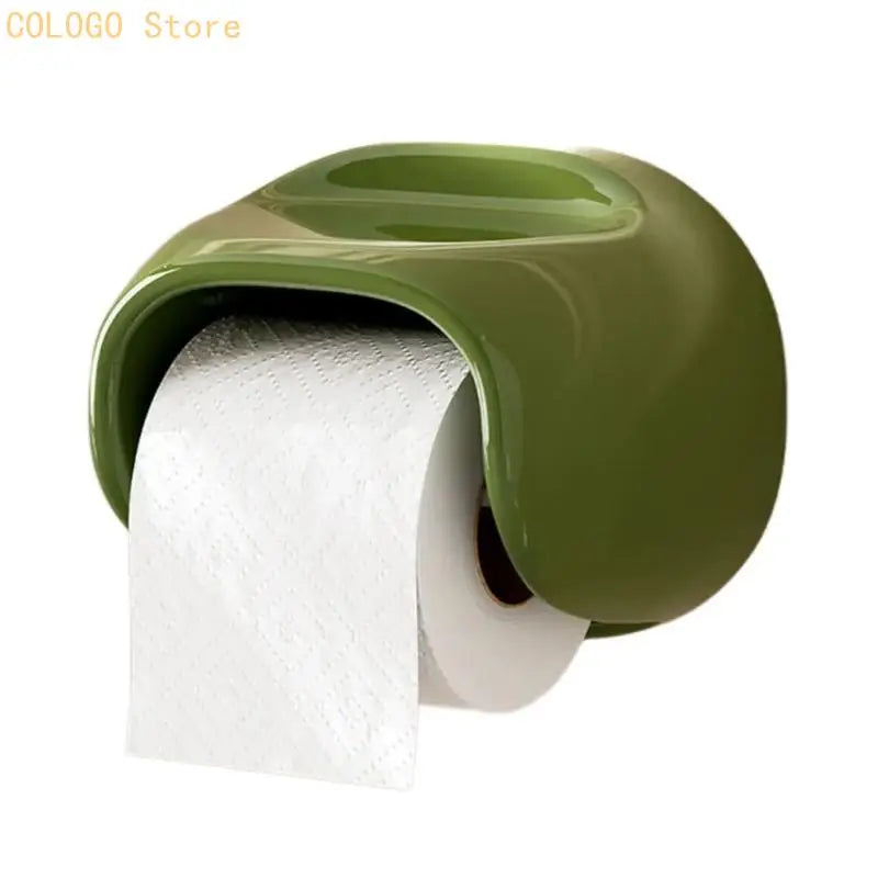 Modern Bathroom Tissue Holder With Shelf Waterproof Toilet Paper Dispenser D0LD