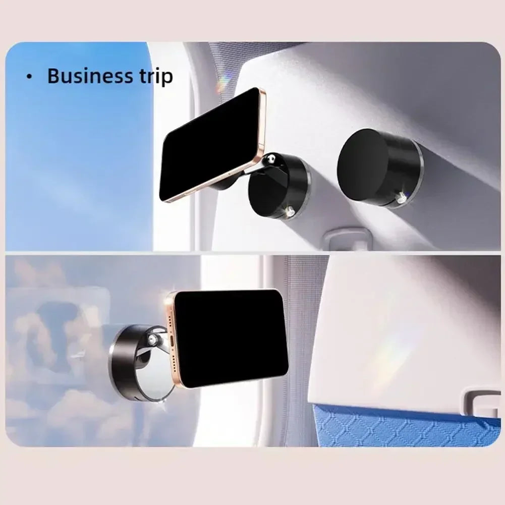 Foldable Car Phone Holder Vacuum Double-sided Magnetic Dashboard GPS Stand for Magsafe iPhone 16-12 Pro Max Samsung Xiaomi Mount WardBoyzPROShop