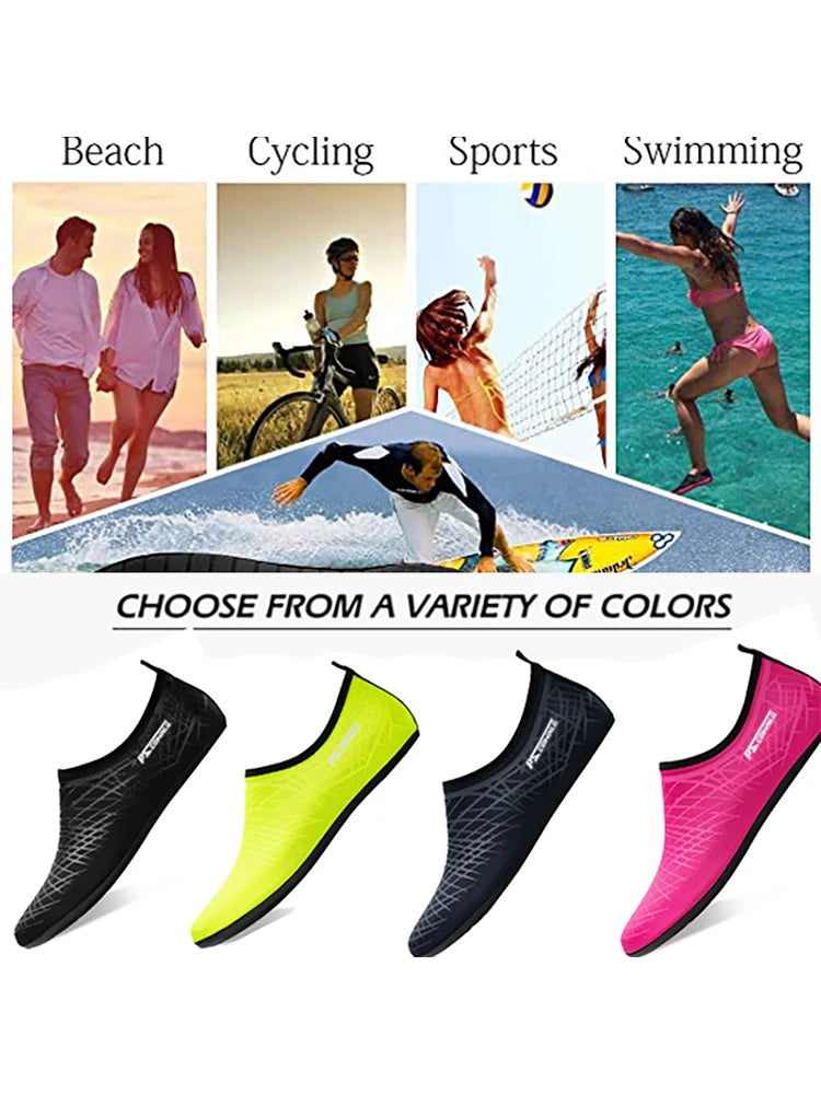 Diving Shoes Women Aqua Shoes Men Beach Swimming Water Sport Socks Barefoot Sneaker Fitness Dance Swim Surfing Snorkeling Shoe