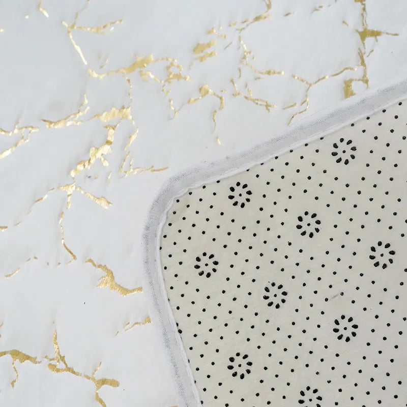 Bath Mat Modern Living Room Area Small Rug Washable Bedroom Doormat Bathroom Rectangle Non Slip Toilet Floor Faux Mat