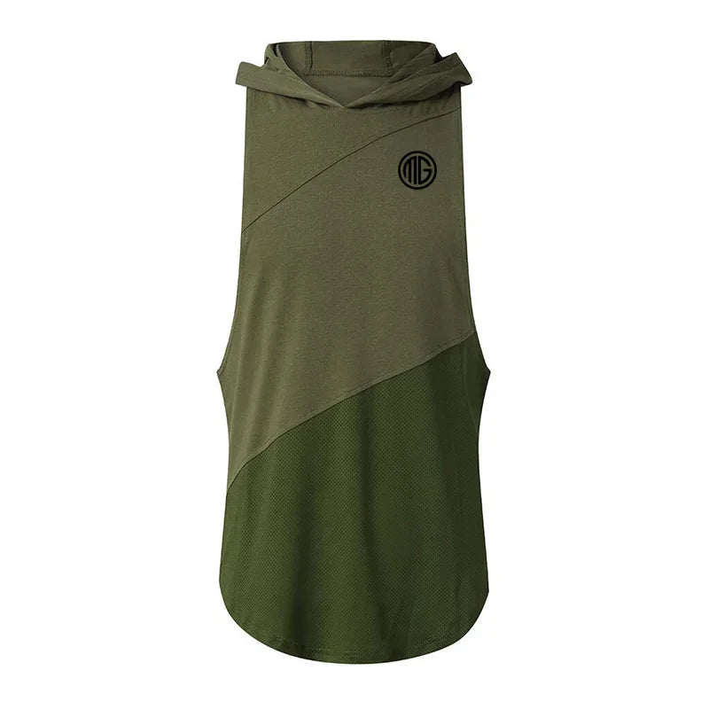 DIY Logo Bodybuilding Stringer Tank Top hooded Men Gym Clothing Fitness Mens Sleeveless Vests Cotton Singlets Muscle Tanktops WardBoyzPROShop