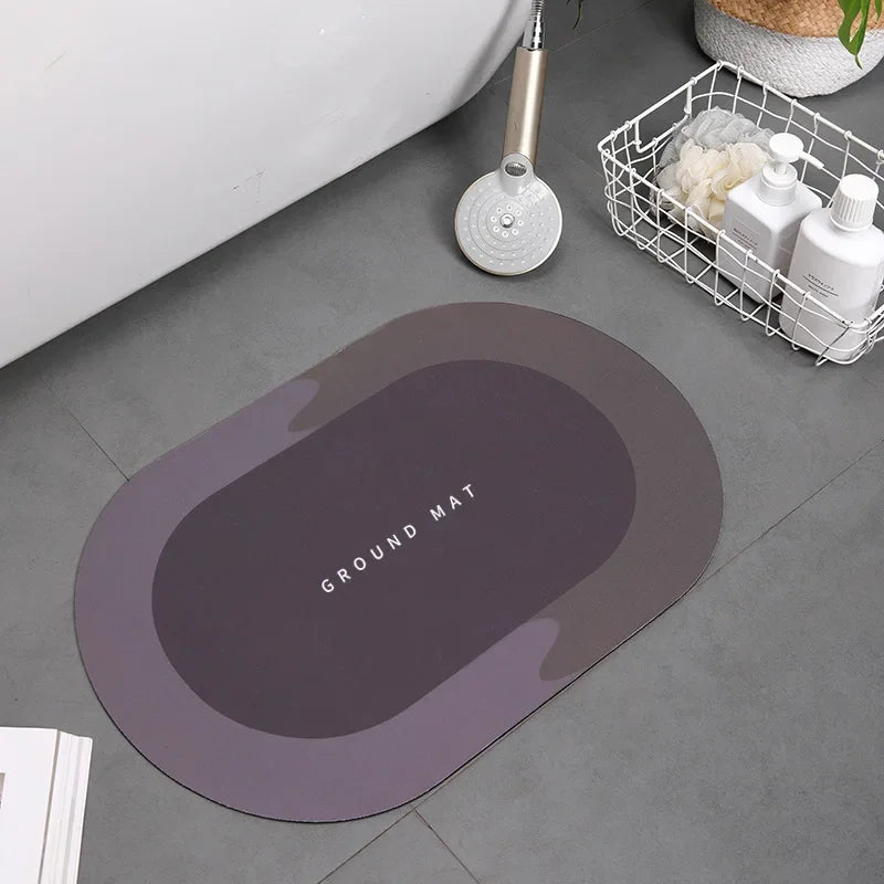 Bath Mat Super Absorbent Non Slip Bath Bathroom Rug Quick Drying Bath Shower Rug     Kitchen Entrance Door Mats Home Floor Mat