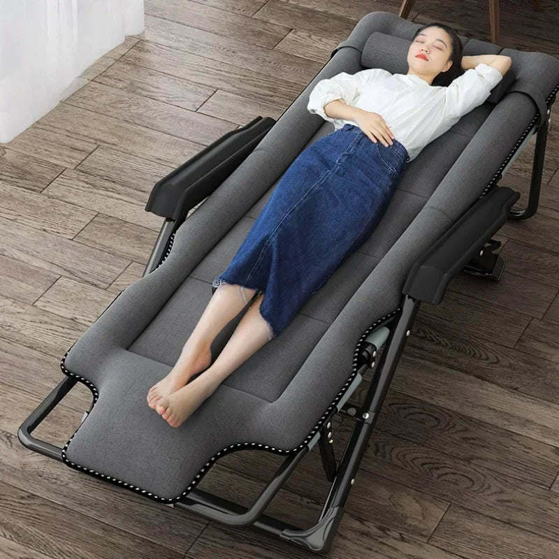 Office Beach Chaise Lounge Relaxing Folding Balcony Lazy Chaise Lounge Home Relaxation Reclinables Furniture