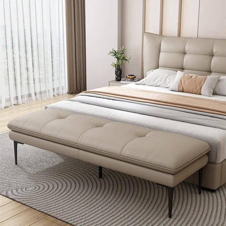Bedroom Bed End Stool Bench Entry Nordic Upholstered Stool Leather Piano Mueble Recibidor De Entrada Furniture Living Room
