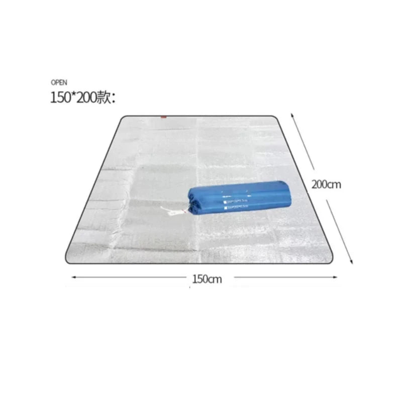 Waterproof Mat Double-sided Aluminum Film Moisture-Proof Mat Portable Picnic Mat Outdoor Tent Camping Beach Moisture-Proof Mat