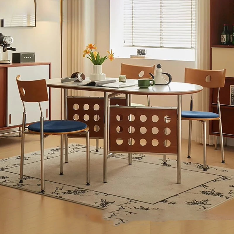 Luxury Mid Century Dining Tables Long Folding Modern Design Dining Tables Glamour French Table A Manger Pliante Furniture Home