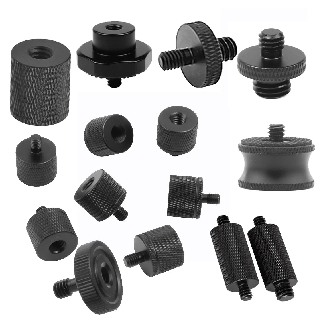 Conversion Screw 1/4 to 1/4 3/8" M4 M5 M6 M8 M10 Screw Projector Adapter DSLR Camera Tripod Ballhead Photography Fixing Mount