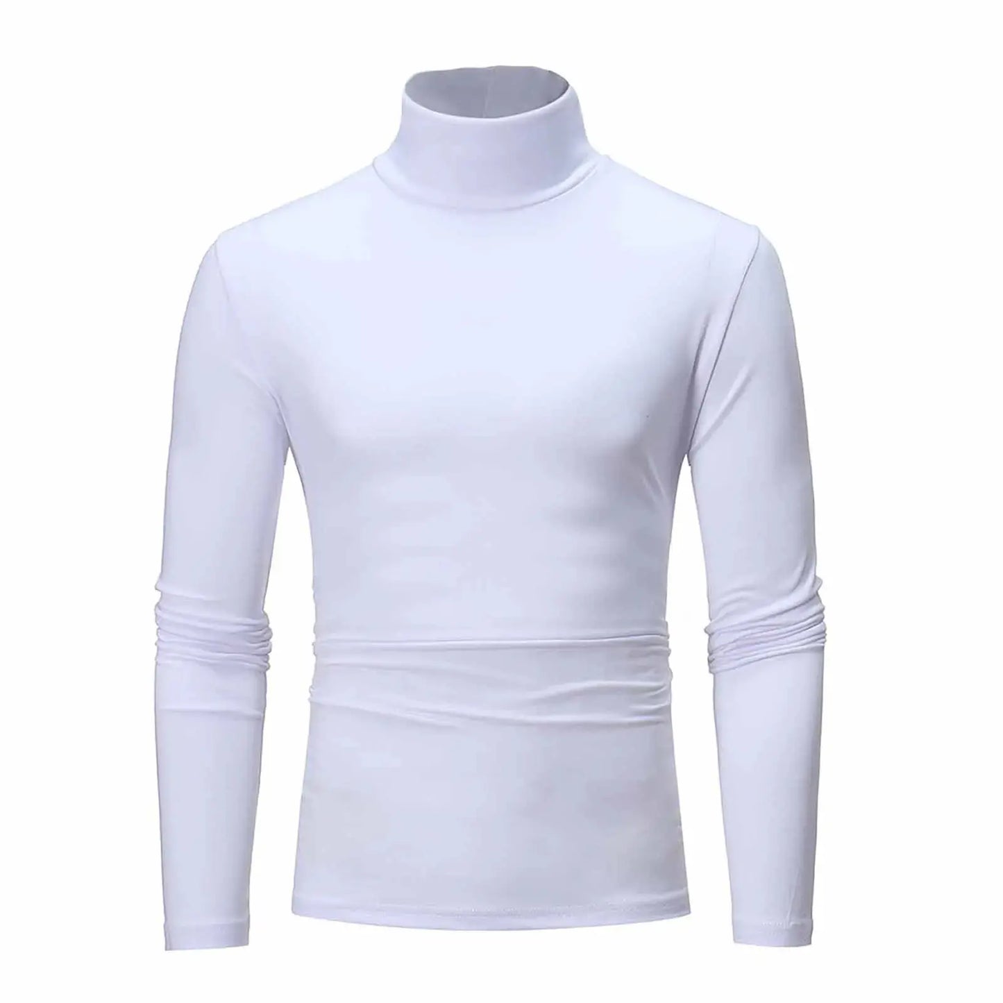 New Men's handsome half turtleneck bottom shirt,  gentle and comfortable, suitable for autumn, winter, senior undershirt WardBoyzPROShop