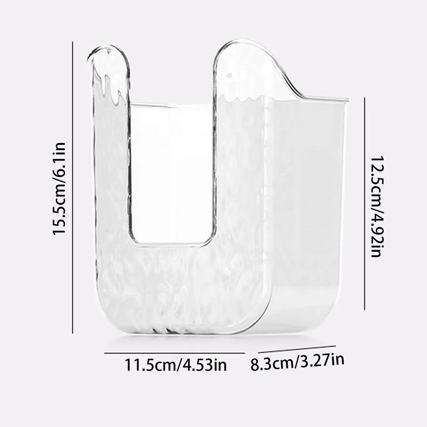A Wipe Holder for Bathroom Wipes Holder Storage Box Container Organizer Adhesive Dispenser for Kitchen Family Bathroom Toilet