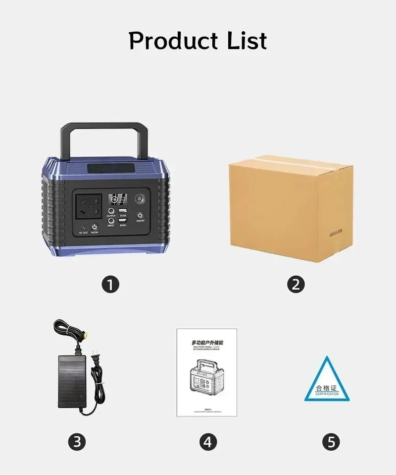 220V 32000mAh Portable Power Bank Charging Station 300W Emergency Outdoor Storage Power Supply Camping RV Multi-function USB WardBoyzPROShop