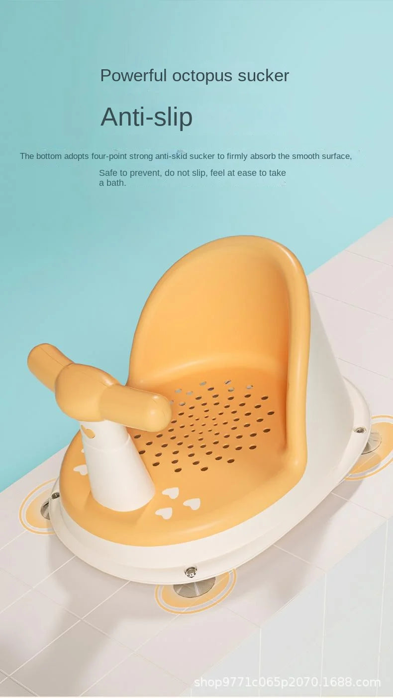 Children's Shower Seat Portable Shower Stand for Newborns and Young Children Children's Growth Accessories