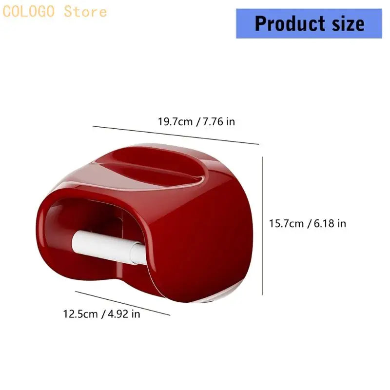 Modern Bathroom Tissue Holder With Shelf Waterproof Toilet Paper Dispenser D0LD