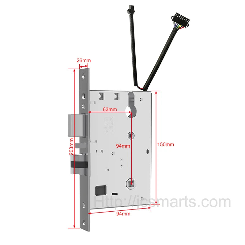 Stainless Steel Smart Door Lock TTlock Wireless Digital Electronic Lock Smart Home Wooden Door Lock