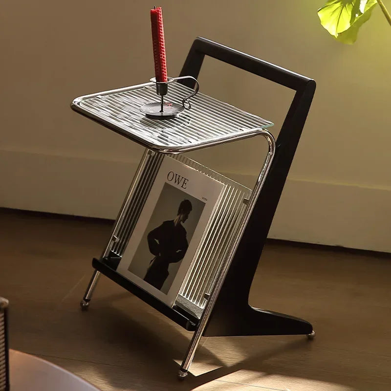 Solid Wood Side Table, Small Coffee Table, Bedside Sofa, Mini Creative Small Bedroom