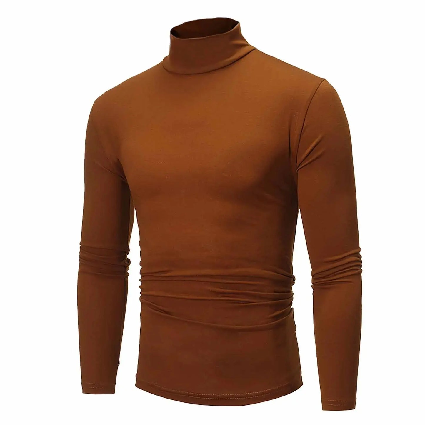 New Men's handsome half turtleneck bottom shirt,  gentle and comfortable, suitable for autumn, winter, senior undershirt WardBoyzPROShop