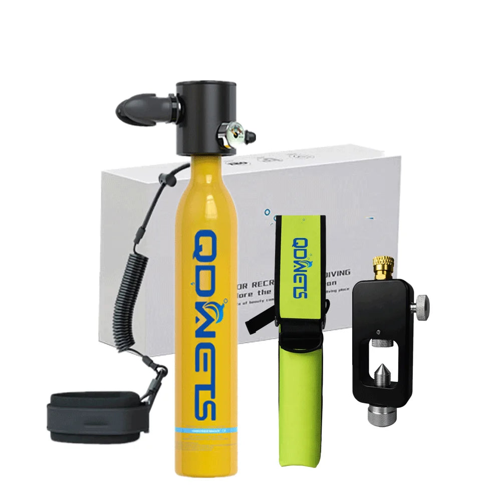 Scuba Diving Tank, 0.5L Scuba Tank ,5-10 Minutes of Underwater Capability.Mini Scuba Tanks, Scuba Diving Tanks Complete with P