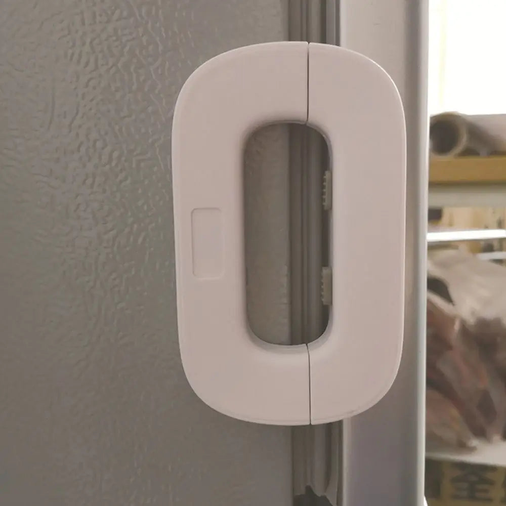 Household Refrigerator Lock Freezer Door Lock Toddler Children Cabinet Safety Lock Security Latch Anti-pinching Safety For Baby