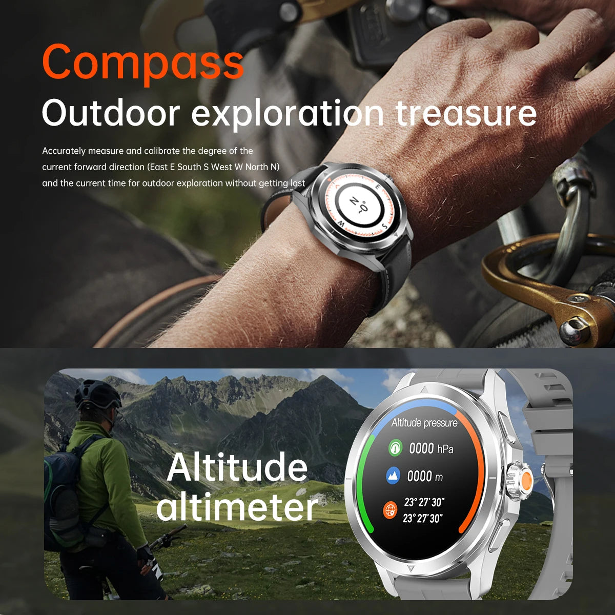 S4 Ultra For Xiaomi Smart Bracelet Men Watch AMOLED HD Screen Bluetooth Call GPS Trajectory NFC Heart Rate Compass SmartWatches WardBoyzPROShop