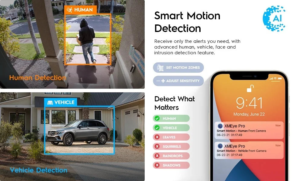 4K 8MP 5MP IP Camera Dome with IR Night Vision Microphone Network Security CCTV Camera Support-Onvif 3MP