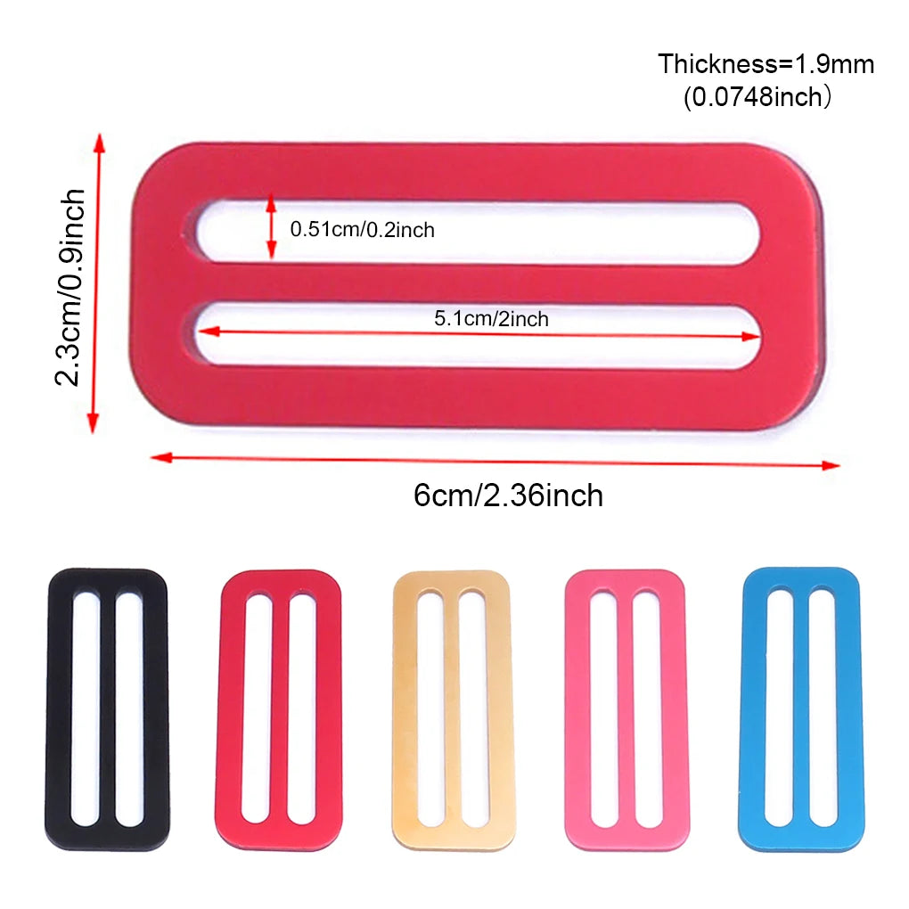 Weight Belt Slide Keeper Gear Jacket Buckle Dive Accessories Aluminum Scuba Diving Webbing Harness Retainer Tool