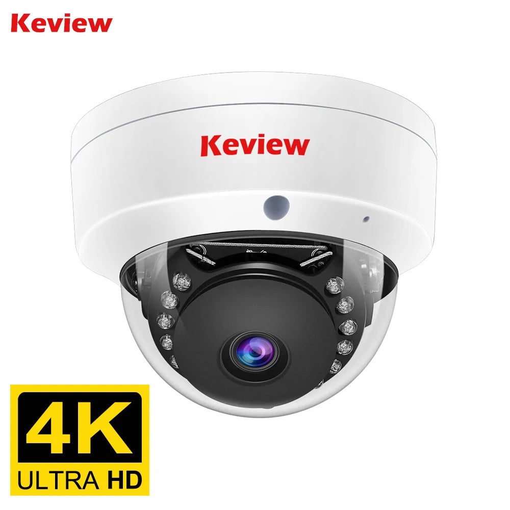 4K 4MP POE IP Camera Audio H.265 Dome Explosion-proof Waterproof Indoor Outdoor Surveillance Security Camera CCTV Video for NVR