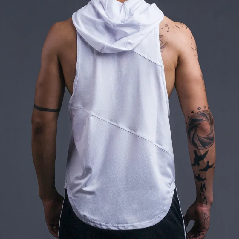DIY Logo Bodybuilding Stringer Tank Top hooded Men Gym Clothing Fitness Mens Sleeveless Vests Cotton Singlets Muscle Tanktops WardBoyzPROShop