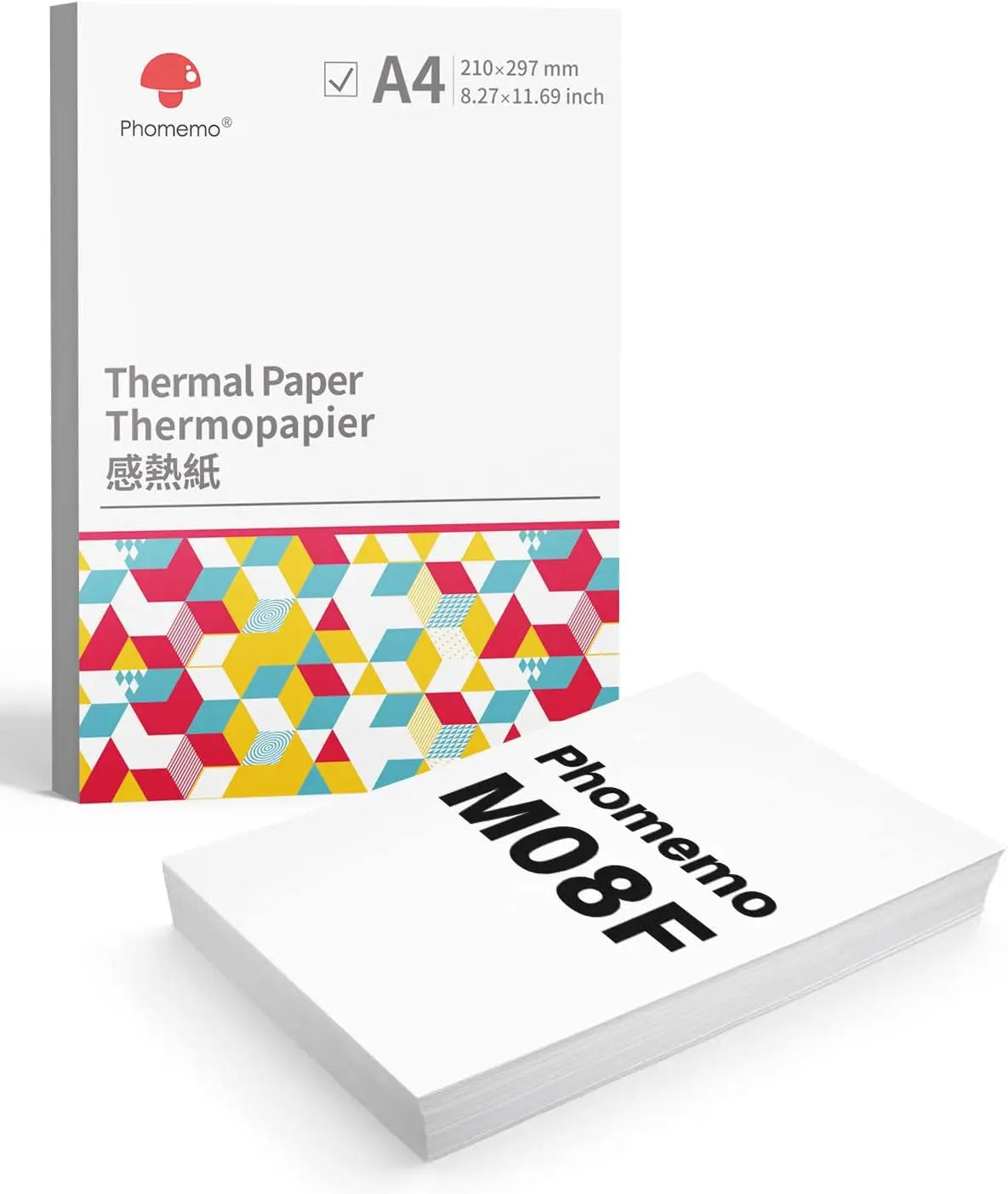 Phomemo M08F A4 Thermal Paper for M08F, PJ762/PJ763MFi, MT800/MT800Q, A4 Portable Printers, M08F Printer Paper, 8.27" x 11.69" WardBoyzPROShop