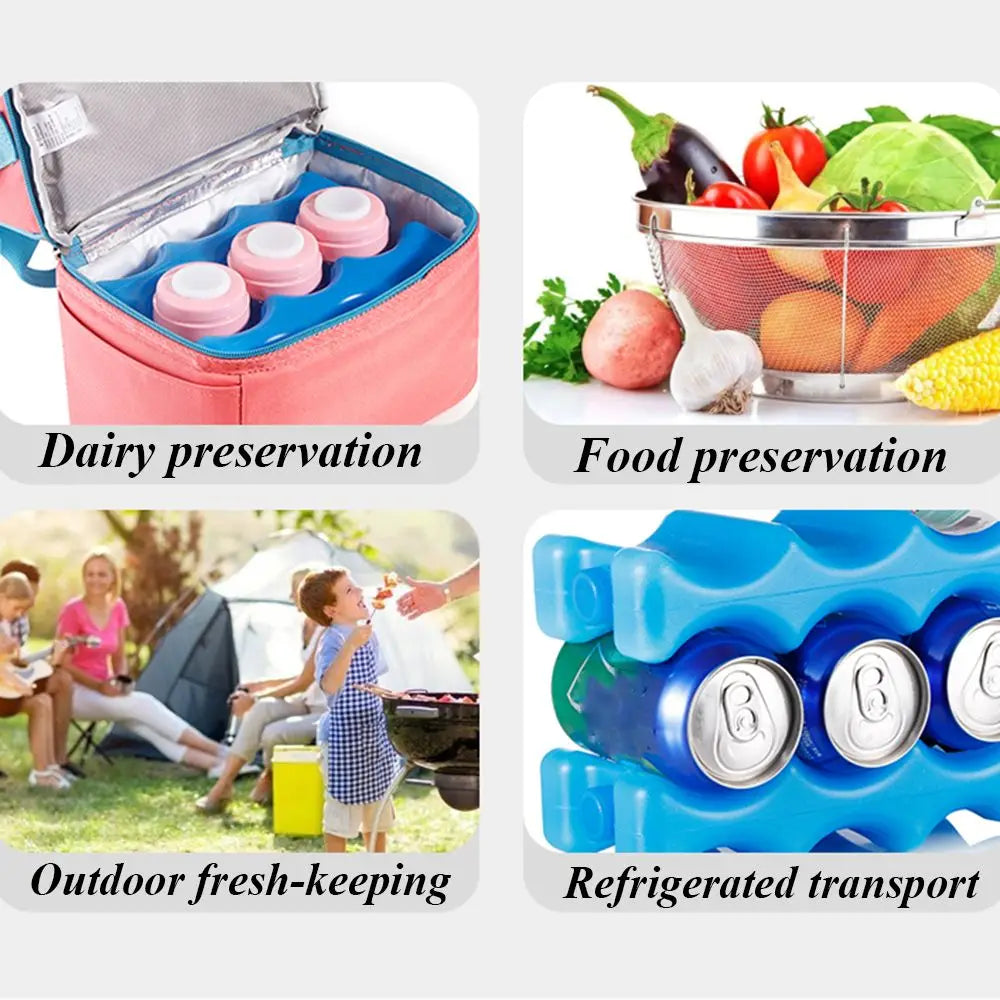 Ice Pack for Coolers, Breastmilk Bottle Storage, Lunch Box, Insulated Contoured Freezer Pack, Long Lasting Reusable Cool Pack WardBoyzPROShop