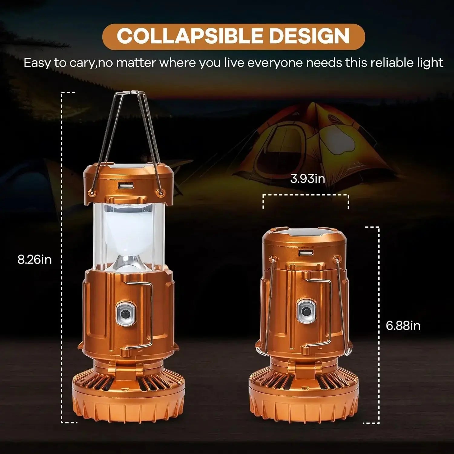 Solar Camping Lantern with Fan Rechargeable Camping Fans Charging Light for Hurricane Power Outage Tent Emergency Camping Gear WardBoyzPROShop