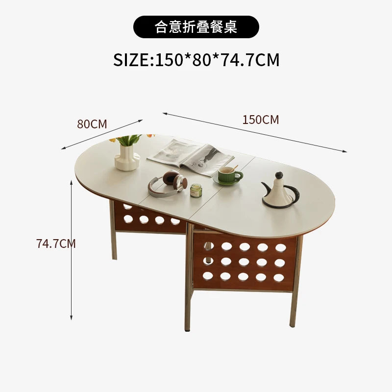 Luxury Mid Century Dining Tables Long Folding Modern Design Dining Tables Glamour French Table A Manger Pliante Furniture Home