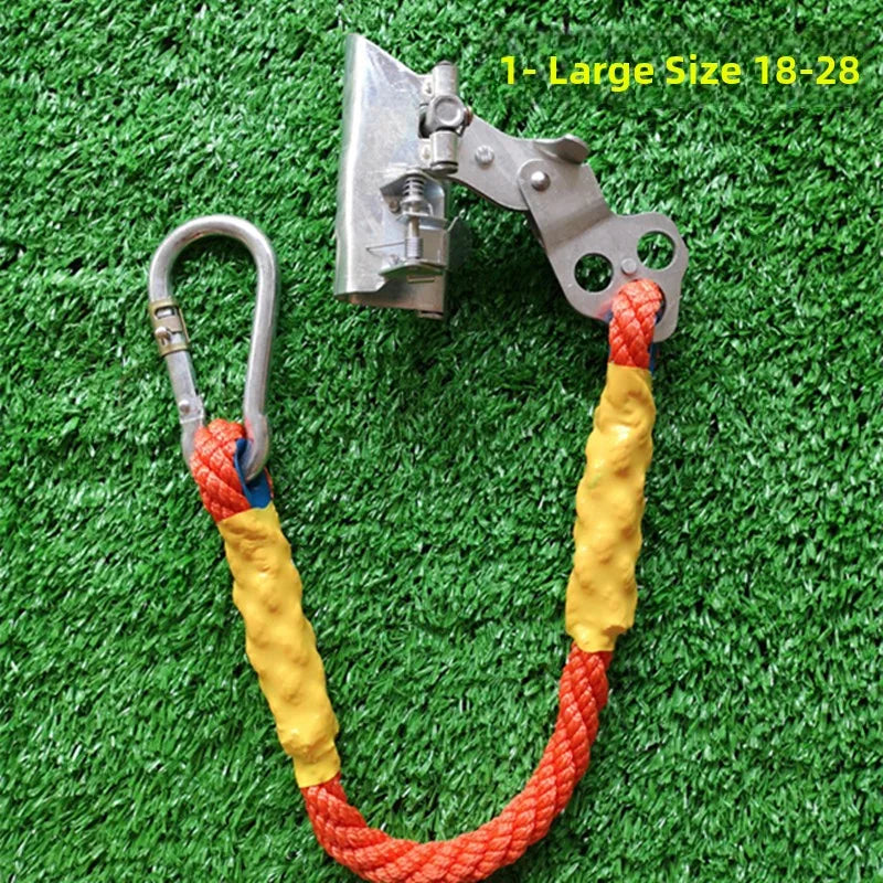 Self-Loing Carabiner Se Rope Climbing Equipment Fall Protection Device Portable Lanyard for High Altitude Climbing