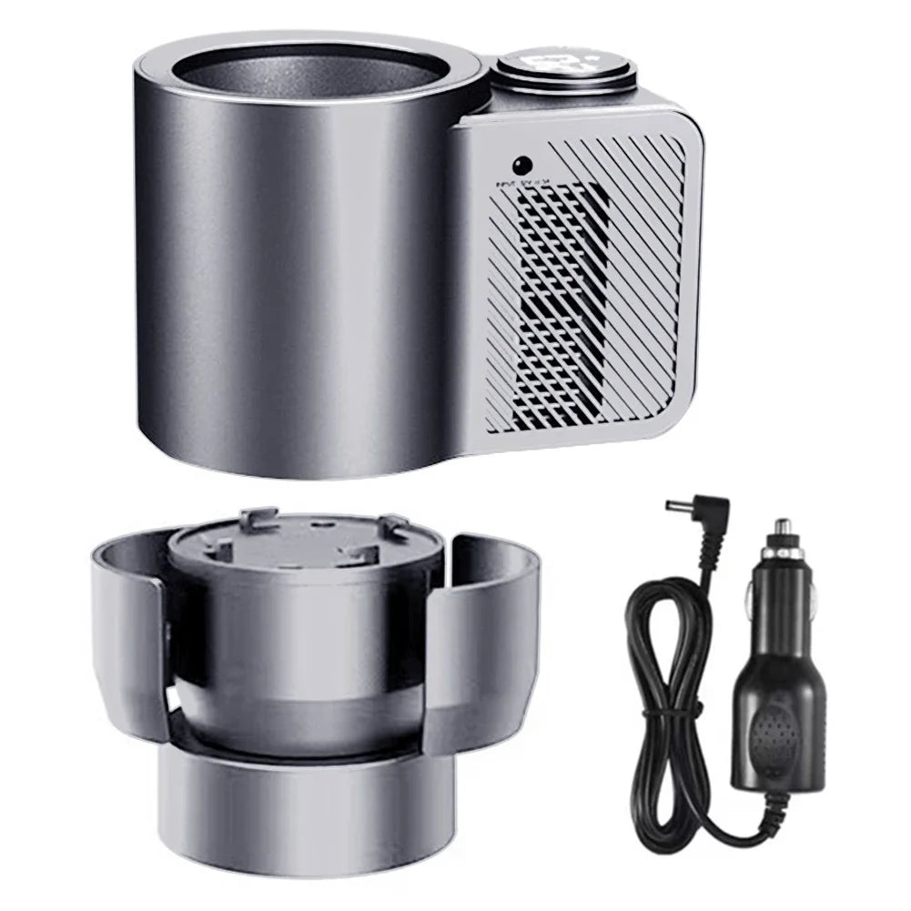 Smart 2 In 1 12V Car Cup Cooler Warmer with Temperature Display Mini Auto Refrigerator Drinks Cooling Heating Mug for Outdoor Tr WardBoyzPROShop
