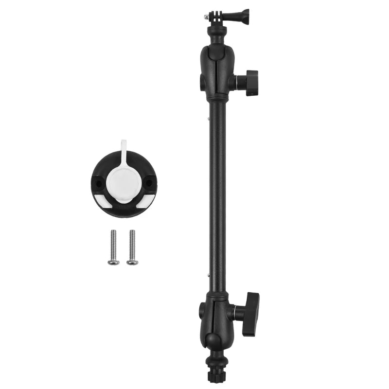 Lightweight Marine Camera Mount Holder Boats Canoes Camera Mount with Long Arm Adjustable Kayak Camera Mount Brackets