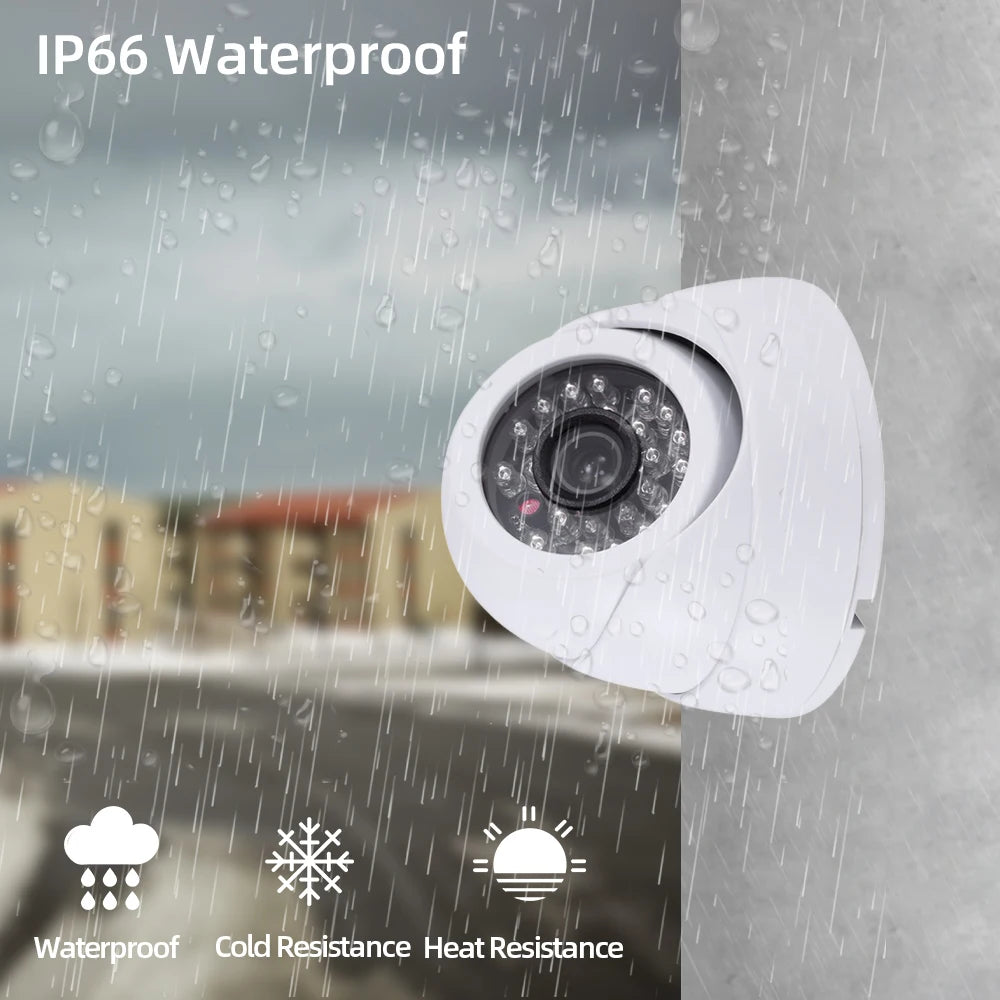 4K CCTV Security Analog Dome Camera BNC Outdoor Waterproof Face Detection AHD DVR Camera Video Surveillance System 8MP XMEYE 5MP