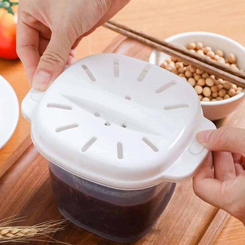 Microwave Oven Rice Cooker Multifunctional Steamer Soup Cooking Bento Lunch Box