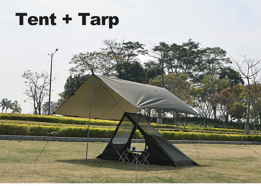 Airy Mesh Tent 1 Person Ultralight Tent Quick Setup Backpacking Shelter Breathable Mosquito Proof for Camping and Trekking WardBoyzPROShop
