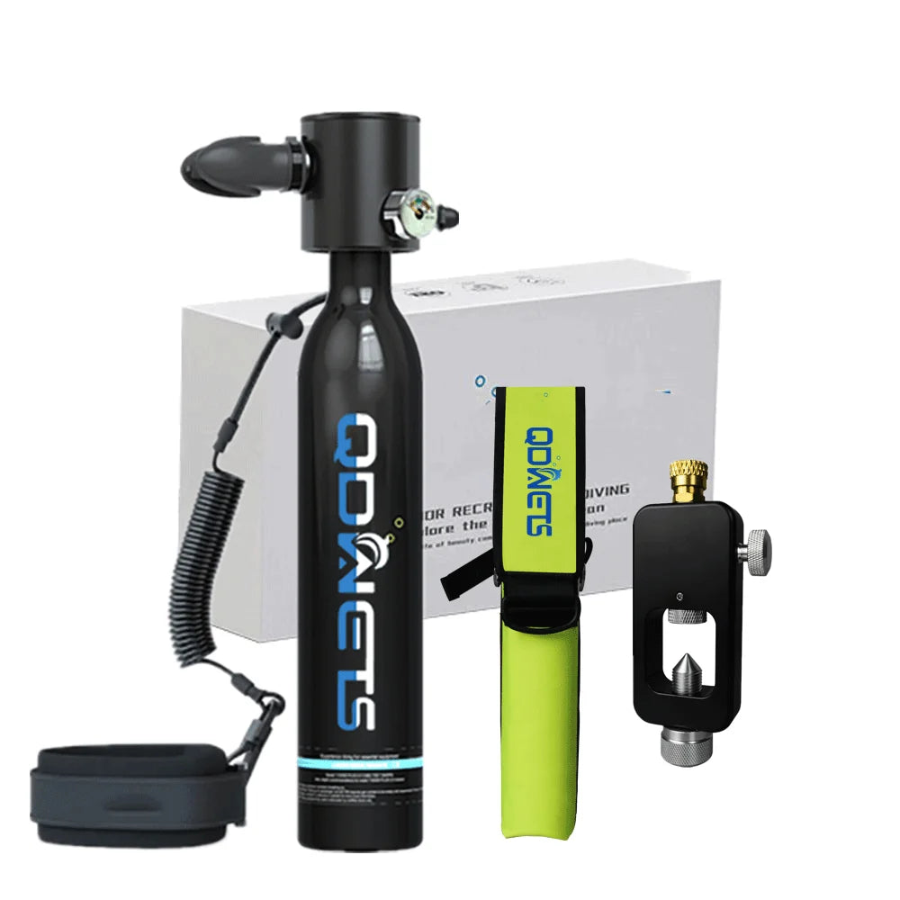 Scuba Diving Tank, 0.5L Scuba Tank ,5-10 Minutes of Underwater Capability.Mini Scuba Tanks, Scuba Diving Tanks Complete with P