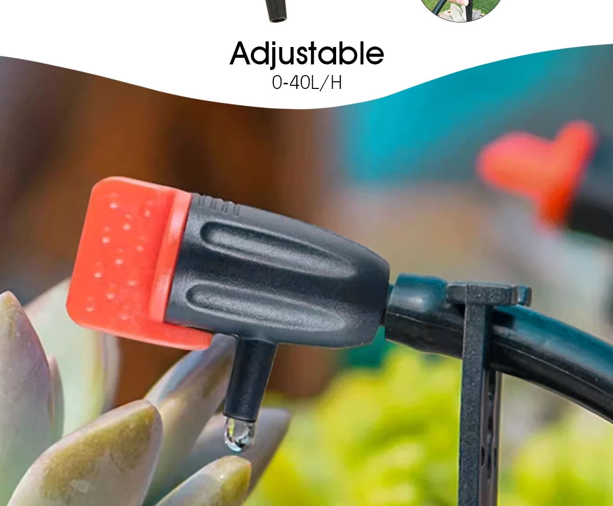 Tuya Wifi-compatibility Solar Power Timer Pump Automatic Drip Irrigation Kit Garden Mobile Phone Remote Control Watering System