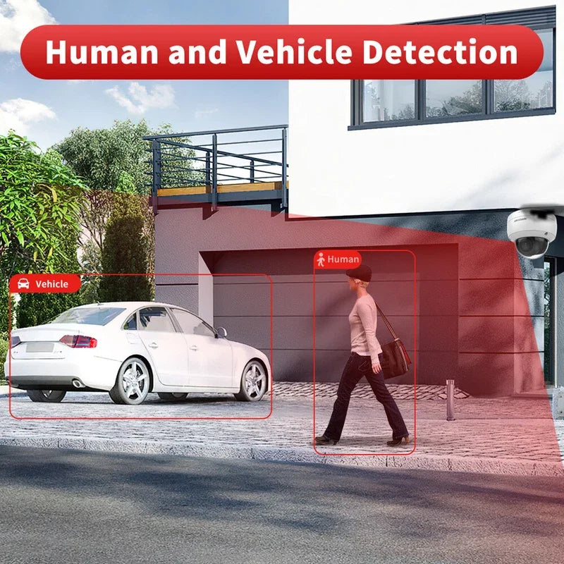 Original Hikvision DS-2CD1183G2-LIUF 4K 8MP ColorVu POE Smart Hybrid Light Fixed Dome Network Camera Built-in Mic IK08