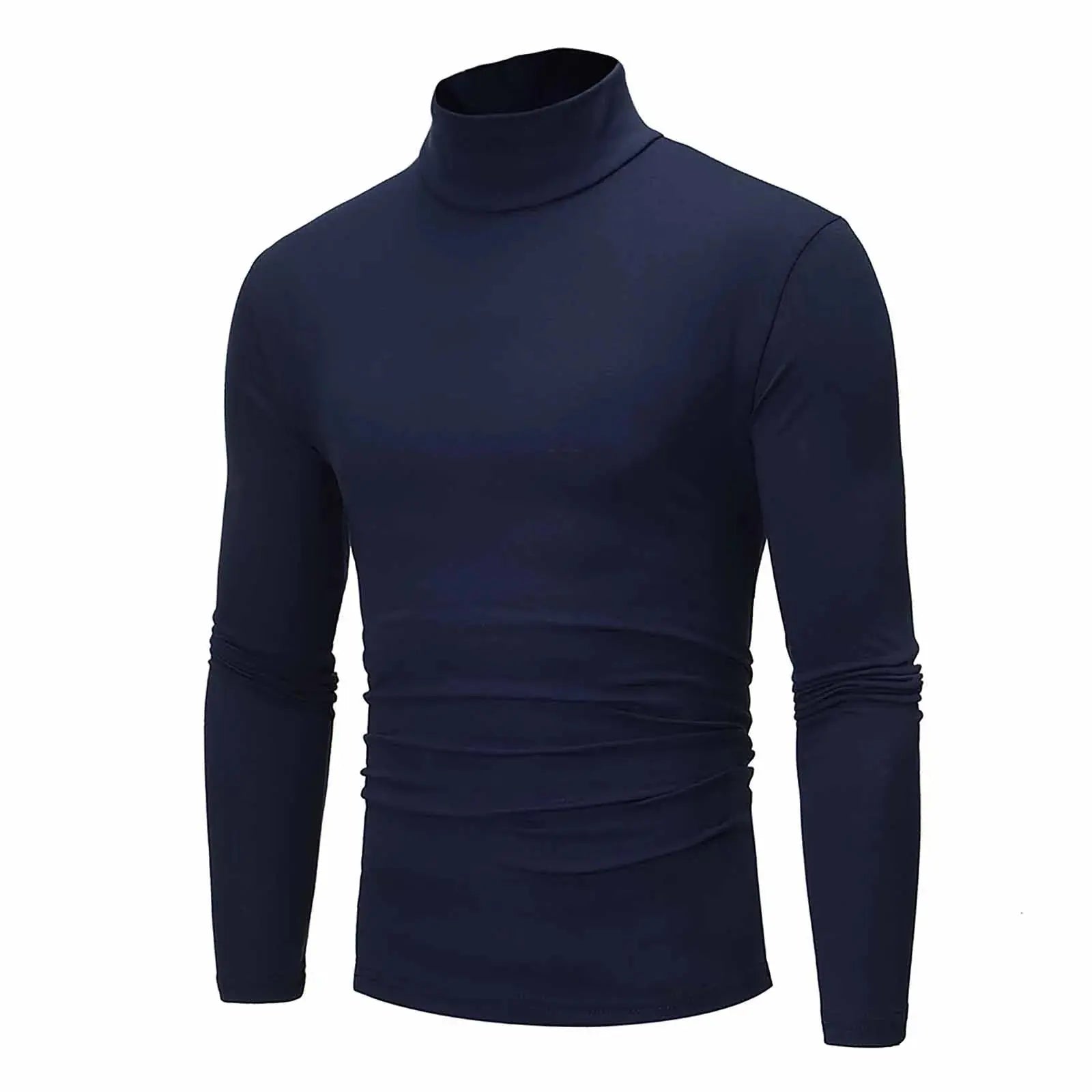 New Men's handsome half turtleneck bottom shirt,  gentle and comfortable, suitable for autumn, winter, senior undershirt WardBoyzPROShop