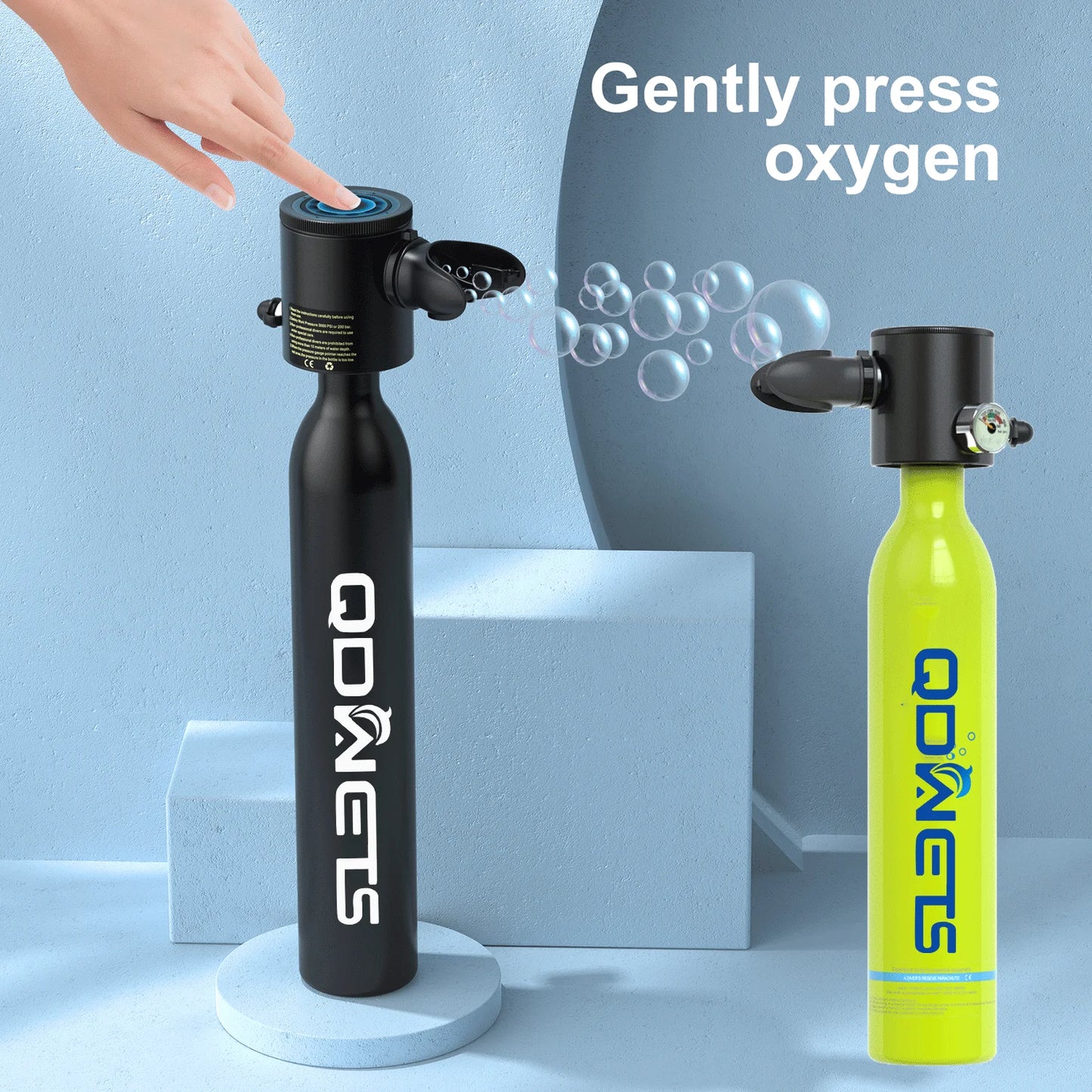 Scuba Diving Tank, 0.5L Scuba Tank ,5-10 Minutes of Underwater Capability.Mini Scuba Tanks, Scuba Diving Tanks Complete with P