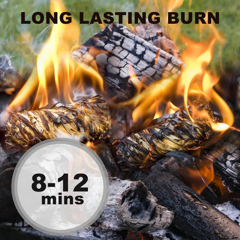 20/40/60pcs Natural Fire Starter,Wax Wood Stick,Suitable for Campfires,Fireplace,Barbecue Stove,Chimney Oven,Charcoal Ignition
